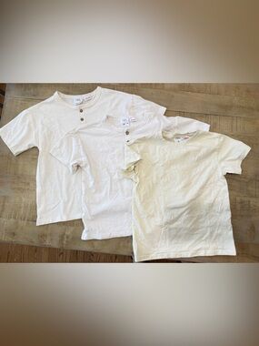 3 Zara Henley shirts tees boys kids tops